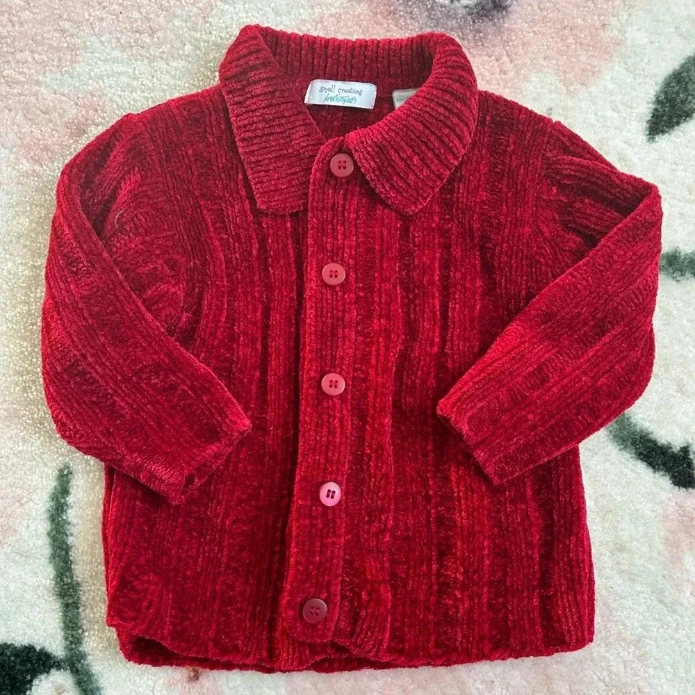 Lord & Taylor red cardigan